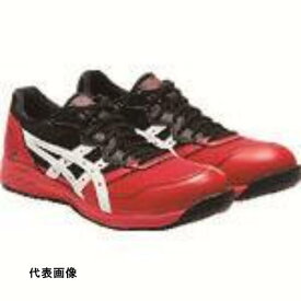 安全靴 作業靴 シューズ ワーキングシューズ おすすめ ASICS ウィンジョブ CP210 クラシックレッド×ホワイト 27.5cm asics 安全 靴 [1273A006.600-27.5] 1273A006.60027.5 販売単位：1 送料無料