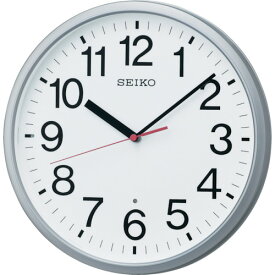 SEIKO 電波掛時計 直径305×45 P枠 銀色メタリック [KX230S] 販売単位：1 送料無料