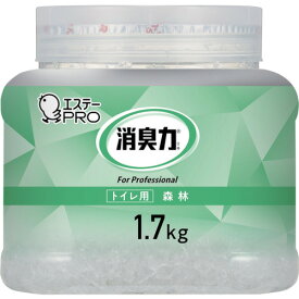 消臭剤 エステー G消臭力 クラッシュゲルトイレ用 本体 1.7kg 森林 [ST130412] ST130412 販売単位：1