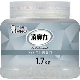 消臭剤 エステー G消臭力 クラッシュゲルトイレ用 本体 1.7kg 無香料 [ST130405] ST130405 販売単位：1