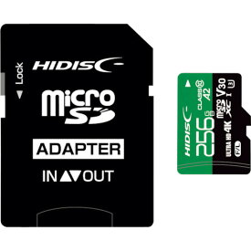 ハイディスク 超高速R170シリーズmicroSDXCカード 256GB [HDMCSDX256GA2V30PRO] HDMCSDX256GA2V30PRO 販売単位：1 送料無料