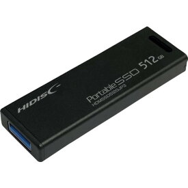 ハイディスク MiniStickポータブルSSD 512GB USB3.2Gen2対応データ 録画用 [HDMSSD512GJP3R] HDMSSD512GJP3R 販売単位：1 送料無料