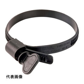 HCL 樹脂製ホースバンド Ezyclamp 手締めタイプ 締付径25.0~75.0mm ナイロン12 [PWD-13-75-WG-PA12-BK] PWD1375WGPA12BK 販売単位：1 送料無料