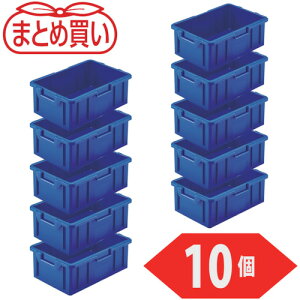 TRUSCO �g���X�R���R �܂Ƃߔ��� NS�^�R���e�i 10L �u���[ 10�� [NS-10N-B-10P] NS10NB10P �̔��P�ʁF1 ��������