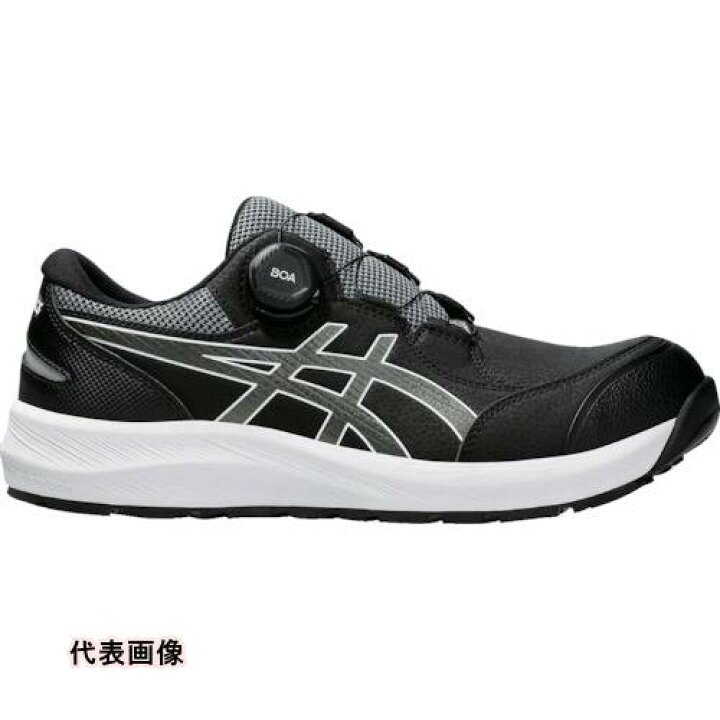 楽天市場】ASICS ウィンジョブCP309 BOA ブラックXガンメタル 26.0cm 
