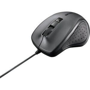 BUFFALO �L��BlueLED���w���}�E�X �É�/5�{�^��/DPI�؂�ւ��{�^�� �u���b�N [BSMBU300BK] BSMBU300BK �̔��P�ʁF1