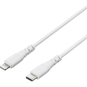 BUFFALO USB2.0 Type-C - Lightning PDΉP[u 0.5m zCg [BU2CL05WH] BU2CL05WH ̔PʁF1