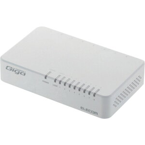 ELECOM 1000BASE-T�Ή��X�C�b�`���O�n�u [EHC-G08PA2-W] EHCG08PA2W �̔��P�ʁF1 ��������