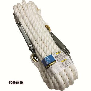 �܂��� ���[����a�t�b�N�t �N�����iS�חg���p���[�v 16mm��×20m [KMS16-20-2HOOK] KMS16202HOOK �̔��P�ʁF1 ��������