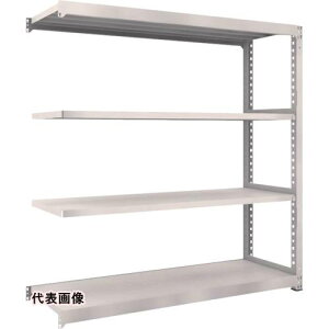 TRUSCO �g���X�R���R �X�`�[�����b�N M5�^���ʒI 1200X571XH2100 4�i �A�� �l�I�O���[ [M5-7464B NG] �̔��P�ʁF1 ��������