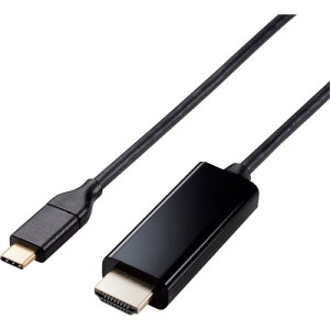 ELECOM fϊP[u USB Type-C-HDMI ~[OΉ 60Hz 2.0m ubN [MPA-CHDMI20BK] MPACHDMI20BK ̔PʁF1 