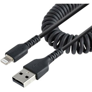 StarTech LightningP[u/USB-A/50cm/ϋv/RC^/ubN/iPhone CgjO J[R[h [RUSB2ALT50CMBC] RUSB2ALT50CMBC ̔PʁF1