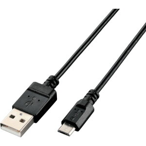 ELECOM �G�RUSB2.0�P�[�u�� A-MicroB 0.9m �u���b�N [U2C-JAMB09BK] �̔��P�ʁF1