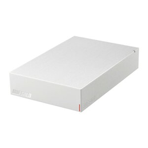 BUFFALO USB3.2(Gen.1)�Ή��O�t��HDD 4TB �z���C�g [HD-LE4U3-WB] HDLE4U3WB �̔��P�ʁF1 ��������