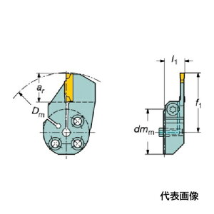 SANDVIK �R���^�[��SL �R���J�b�g1�E2�p�[�ʍa����u���[�h(420) [570-32R123F15B130B] �̔��P�ʁF1 ��������