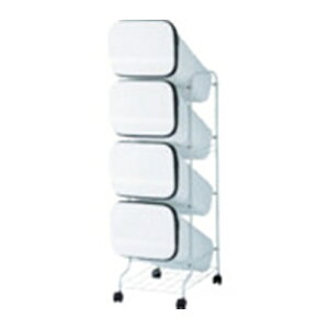 RISU ���ʃy�[�� N�X���[�X�X�^���h�_�X�g�{�b�N�X ���i��4�i �z���C�g [GBBH027] GBBH027 �̔��P�ʁF1 ��������