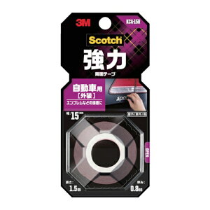 3M �X�R�b�` ���͗��ʃe�[�v �����ԊO���p 15mm×1.5m [KCA-15R] KCA15R �̔��P�ʁF1