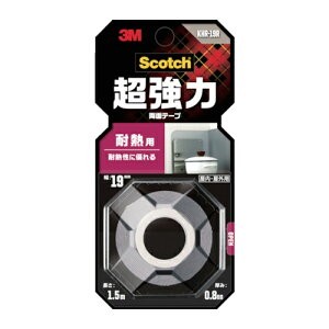 3M �X�R�b�` �����͗��ʃe�[�v �ϔM�p 19mm×1.5m [KHR-19R] KHR19R �̔��P�ʁF1