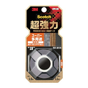 3M �X�R�b�` �����͗��ʃe�[�v �v���~�A�S�[���h �X�[�p�[���p�r �e�ʗp 19mm×1.5m [KPR-19R] KPR19R �̔��P�ʁF1