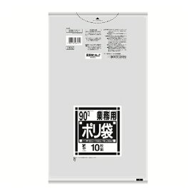サニパック バイオマスプラ10%配合ゴミ袋90L透明0.05mm [L93V] L93V 販売単位：1