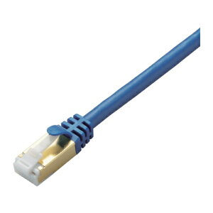 ELECOM �c���̐܂�Ȃ�LAN�P�[�u�� CAT7���� 10m ���^���b�N�u���[ [LD-TWST/BM100] LDTWSTBM100 �̔��P�ʁF1 ��������