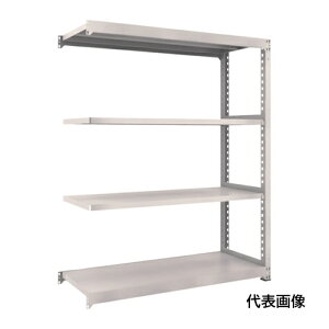 TRUSCO �g���X�R���R �X�`�[�����b�N M3�^���ʒI 1500X571XH2100 4�i �A�� �l�I�O���[ [M3-7564B NG] �̔��P�ʁF1 ��������