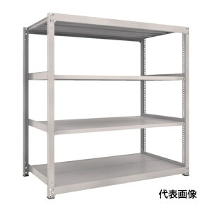 TRUSCO �g���X�R���R �X�`�[�����b�N M3�^���ʒI 1800X571XH2100 4�i �P�� �l�I�O���[ [M3-7664 NG] �̔��P�ʁF1 ��������