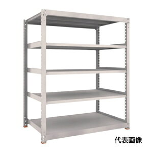 TRUSCO �g���X�R���R �X�`�[�����b�N M5�^���ʒI 900×471×H1500 5�i �P�� �Ɛk�����x�[�X�t �l�I�O���[ �l�I�O���[ [M5-5355SFC NG] M55355SFC �̔��P�ʁF1 ��������