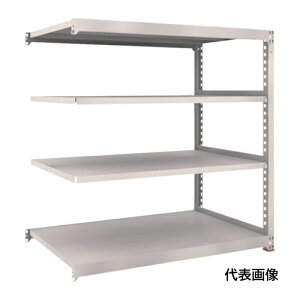 TRUSCO �g���X�R���R �X�`�[�����b�N M5�^���ʒI 1200×471×H1800 4�i �A�� �Ɛk�����x�[�X�t �l�I�O���[ �l�I�O���[ [M5-6454BSFC NG] M56454BSFC �̔��P�ʁF1 ��������