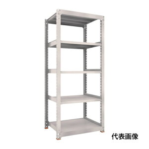 TRUSCO �g���X�R���R �X�`�[�����b�N M5�^���ʒI 900X721XH2100 5�i �P�� �Ɛk�����x�[�X�t �l�I�O���[ �l�I�O���[ [M5-7375SFC NG] M57375SFC �̔��P�ʁF1 ��������