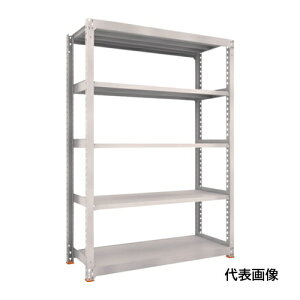 TRUSCO �g���X�R���R �X�`�[�����b�N M5�^���ʒI 1500X571XH2100 5�i �P�� �Ɛk�����x�[�X�t �l�I�O���[ �l�I�O���[ [M5-7565SFC NG] M57565SFC �̔��P�ʁF1 ��������