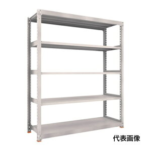 TRUSCO �g���X�R���R �X�`�[�����b�N M5�^���ʒI 1800X571XH2100 5�i �P�� �Ɛk�����x�[�X�t �l�I�O���[ �l�I�O���[ [M5-7665SFC NG] M57665SFC �̔��P�ʁF1 ��������