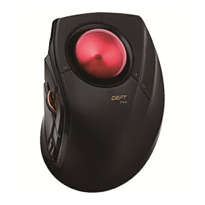 ELECOM �}�E�X �g���b�N�{�[���uDEFT PRO�v(�l�����w����^�C�v) 8�{�^�� �L��/����/Bluetooth�Ή� �u���b�N [M-DPT1MRBK] MDPT1MRBK �̔��P�ʁF1 ��������
