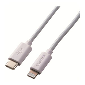 ELECOM USB-C to Lightning�P�[�u��(�X�^���_�[�h) [MPA-CL10WH] MPACL10WH �̔��P�ʁF1