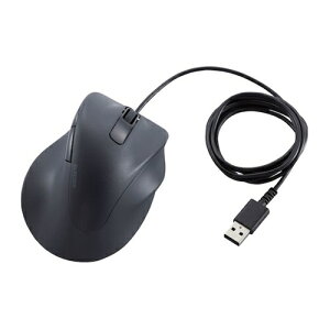 ELECOM �}�E�X EX-G �E���p L�T�C�Y �L�� 5�{�^�� �R�� �É��݌v �u���b�N [M-XGL30UBSKBK] MXGL30UBSKBK �̔��P�ʁF1 ��������