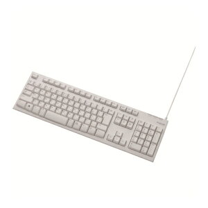 ELECOM USB�ڑ� �X�^���_�[�h�L�[�{�[�h [TK-FCM062WH] �̔��P�ʁF1