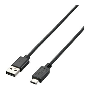 ELECOM USB2.0�P�[�u�� A-�^�C�vC �m�[�}�� 4m �u���b�N [U2C-AC40BK] �̔��P�ʁF1