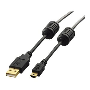 ELECOM EURoHS�w�ߏ���USB2.0�P�[�u��2.0m�u���b�N [U2C-MF20BK] �̔��P�ʁF1