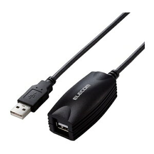ELECOM USB2.0�P�[�u�� ���� 5m �u���b�N [USB2-EXC50] USB2EXC50 �̔��P�ʁF1 ��������