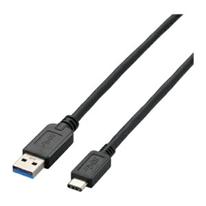 ELECOM USB3.1�P�[�u�� A-C�^�C�v 2.0m �u���b�N [USB3-AC20BK] �̔��P�ʁF1