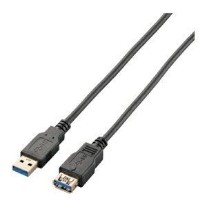 ELECOM USB3.0�����P�[�u�� A-A�^�C�v 1.0m �u���b�N [USB3-E10BK] �̔��P�ʁF1