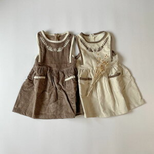 �_20%OFF�Z�[���^ �L�b�Y �x�r�[ ���̎q �h�J �R�[�f�����C �����s�[�X embroidery corduroy op onepiece �R�b�g�� ���� �؍� �� 80cm 90cm 100cm 110cm 120cm 130cm �A�� �q���� �t �H �~ ��������