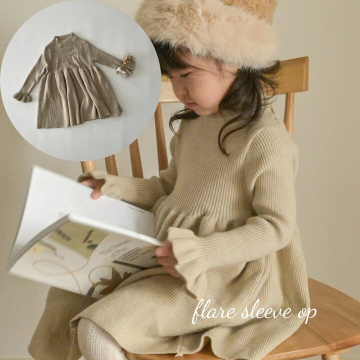 楽天市場】＼10%OFFセール／ キッズ ベビー 女の子 長袖 ワンピース  