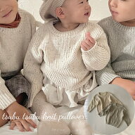 ＼10%OFFセール／ キッズ ベビー 女の子 男の子 ニット トップス tsubu tsubu knit pullover つぶつぶ ネ…