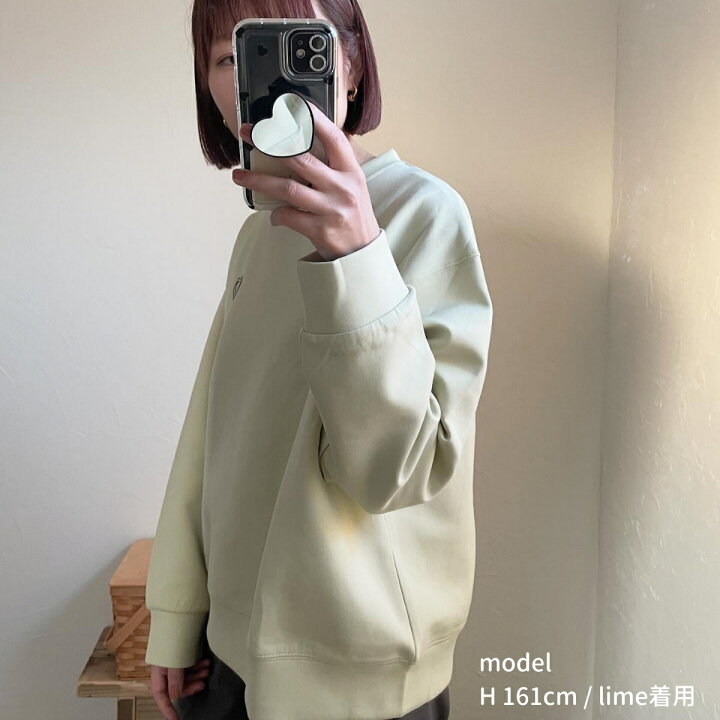 楽天市場】レディース 長袖 スウェット ハートスウェット トレーナー 