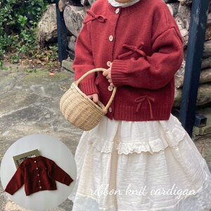 �_20%OFF�Z�[���^ �L�b�Y ���̎q �g�b�v�X �J�[�f�B�K�� ribbon knit cardigan ���{�� �j�b�g �� ���� 90cm 100cm 110cm 120cm 130cm 140cm �C�O �A�� �q���� �t �H �~ ��������