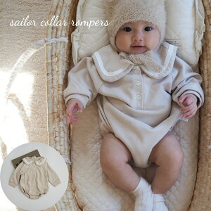 �x�r�[ ���̎q �j�̎q ���� �����p�[�X sailor collar rompers �Z�[���[�J���[ �� �p�C�s���O �ۋ� �R�b�g�� ���� �؍� �� �N���V�b�N 60cm 66cm 70cm 73cm 80cm 90cm �C���|�[�g �C�O �t �H �~ ��������