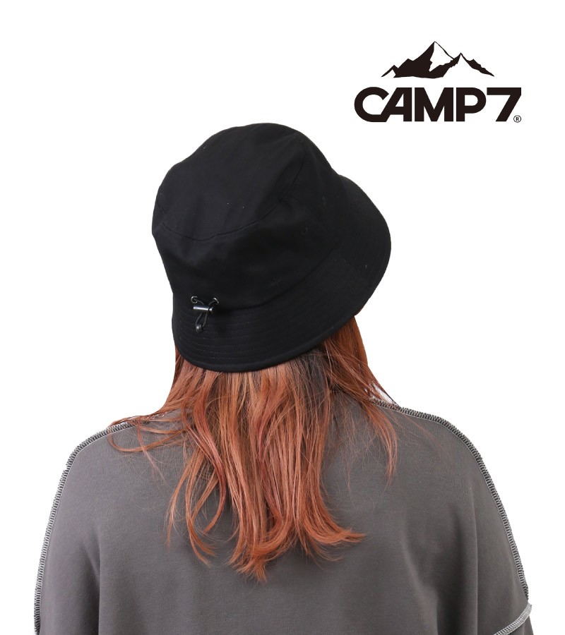 CAMP7 キャンプセブン バケハ ハット バケットハット レディース メンズ サファリハット キャップ 日よけ 帽子 ロゴ ブランドロゴ BRIM  DOWN HAT 紫外線対策 レジャー アウトドア ブランド CAP-9411 | プーピー