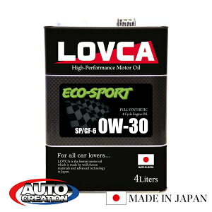 GWIC 0W30 4L LOVCA ECO-SPORT 0W-30 4LI FT86 BRZ [hX^[ f~I RX-8 H[O ɁI 100w(VHVI) { uJ  LES030-4