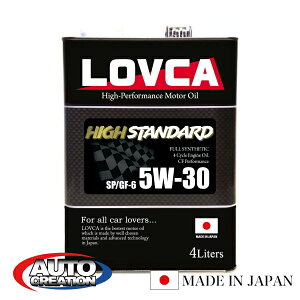 GWIC 5W30 4L LOVCA HIGH-STANDARD 5W-30 4L SP/CF GF-6 ^[{ԑΉȔR { 100S(VHVI) uJ 5W30  LHS530-4
